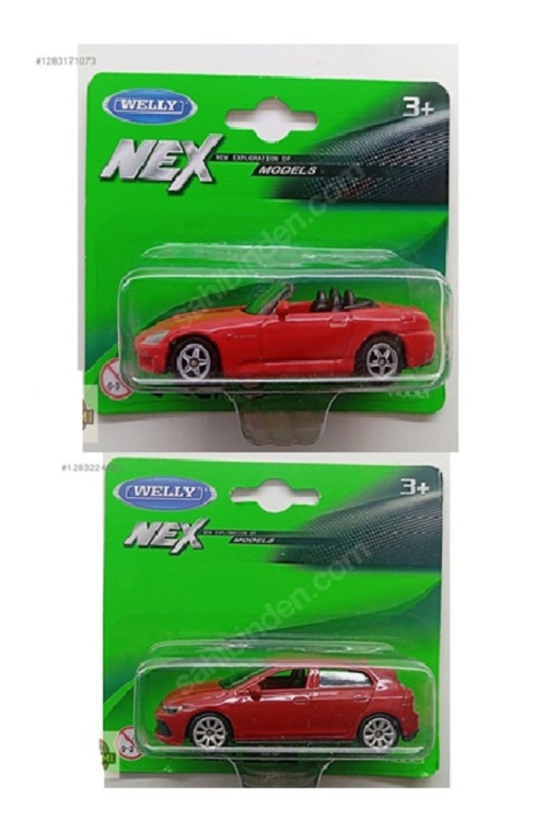 Honda S2000 Golf 8 Gti 1/64 Ölçek Diecast Metal Model Araba 2Li Set