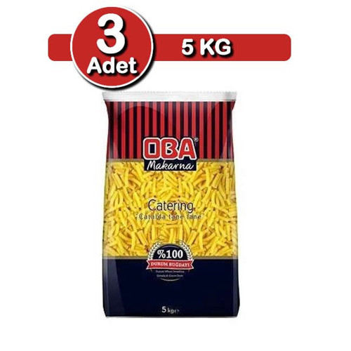 İnce Kesme Makarna 5 Kg x 3 Adet | Ev ve İşletme Çorbalık Paket
