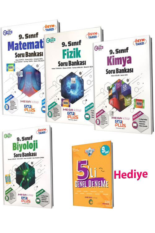 9. Sınıf Çap Plus Sayısal Soru Bankası Seti Ders (Okyanus 5'Li Genel Deneme)