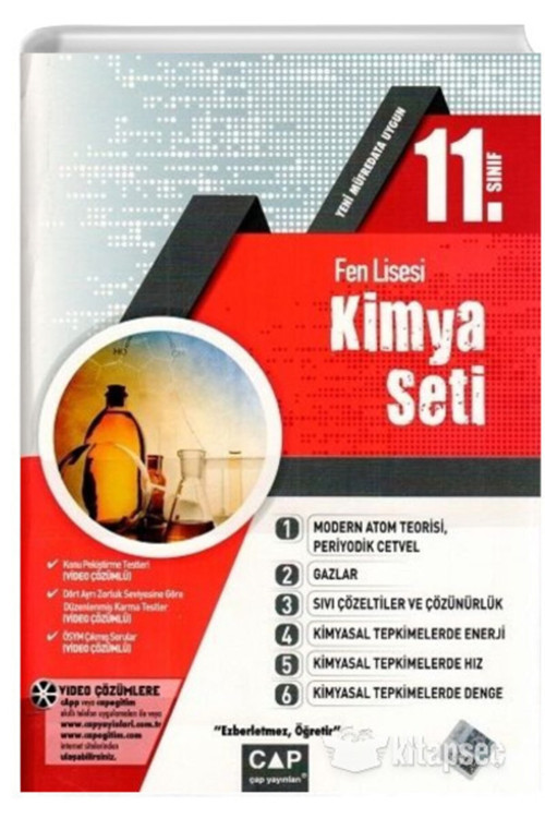 11.Sınıf Kimya Fen Liseleri Seti Çap55