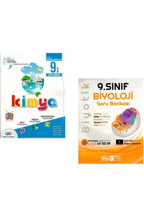 9.Sınıf Kimya-Biyoloji Temellendiren Soru Bankası Seti