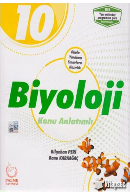 Palme 10.Sınıf Biyoloji Konu Anlatımlı Kitabı *Yeni* 9786052820599