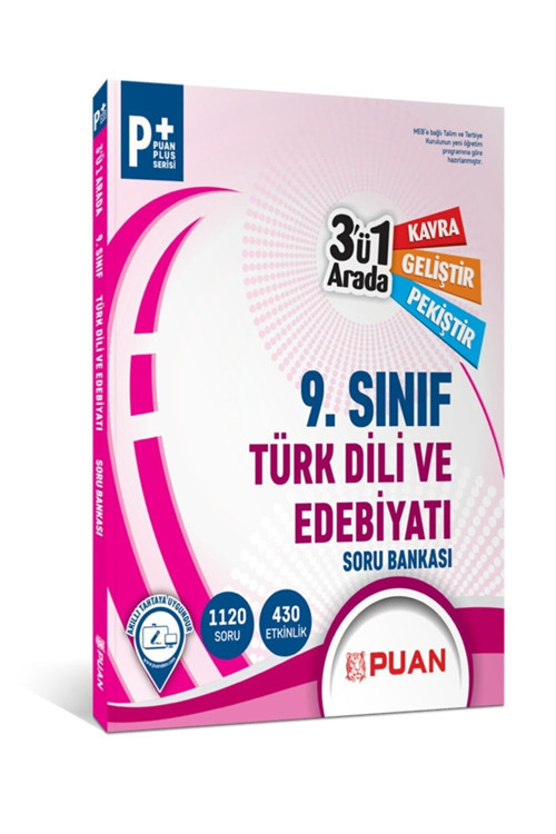 Puan 9.Sınıf Türk Dili Ve Edebiyatı 3Ü 1 Arada Soru Bankası