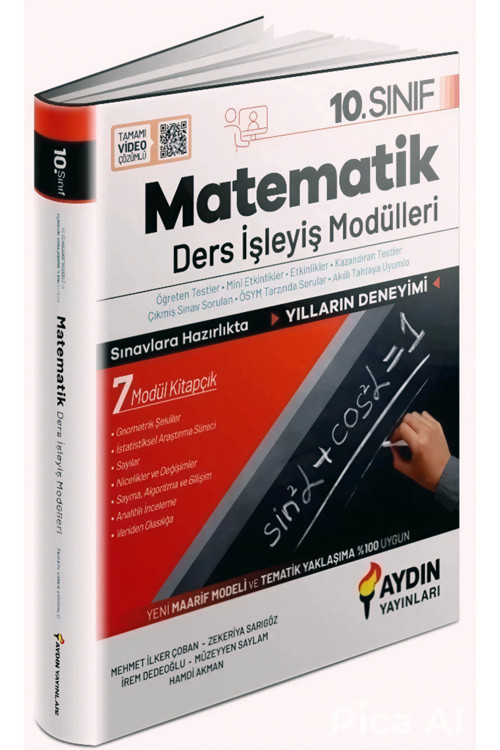 Aydın 10. Sınıf Aydın Matematik Ders Işleyiş Modülleri ( Konu Anlatımlı ) 2026 Maarif Model