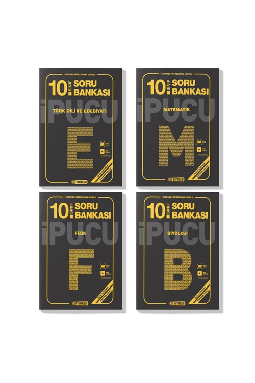 Hız 10. Sınıf Edebiyat Matematik Fizik Biyoloji Ipucu Soru Bankası Seti 2023 (4 Kitap)