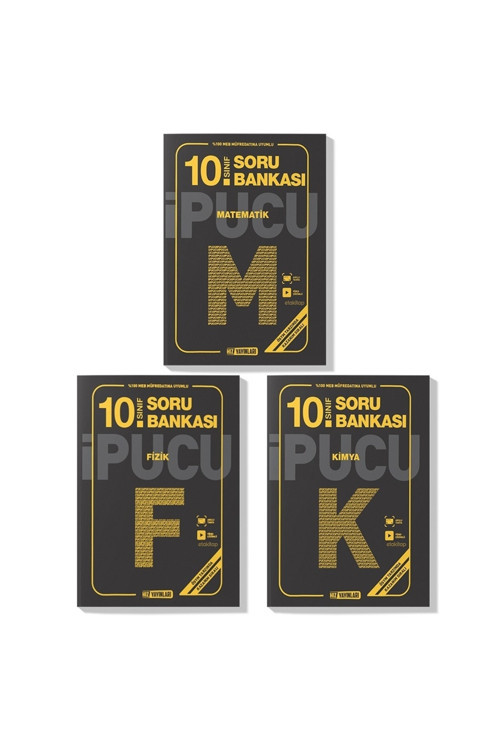 Hız 10. Sınıf Matematik Fizik Kimya Ipucu Soru Bankası Seti 2023 (3 Kitap)