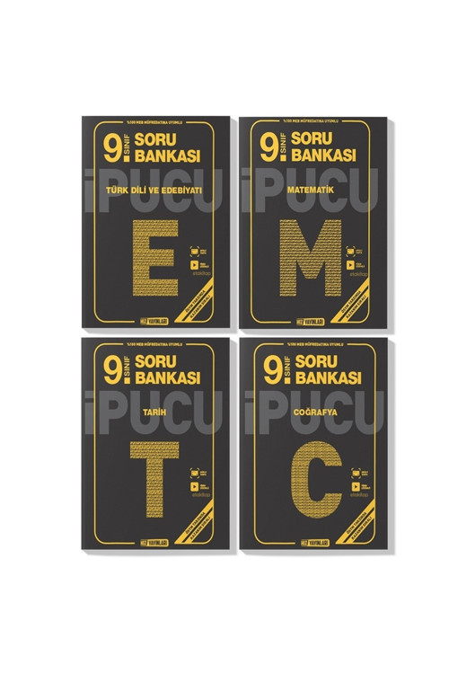 Hız 9. Sınıf Edebiyat Matematik Tarih Coğrafya Ipucu Soru Bankası Seti 2023 (4 Kitap)