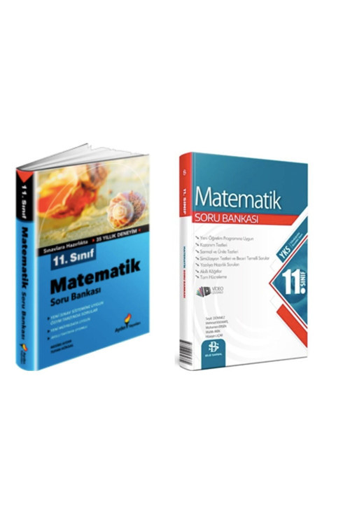 Aydın Yayınları 11.Sınıf Matematik Soru Bankası & Bilgi Sarmal 11.Sınıf Matematik Soru Bankası Seti