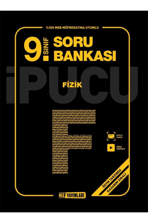 9.Sınıf Fizik Ipucu Soru Bankası