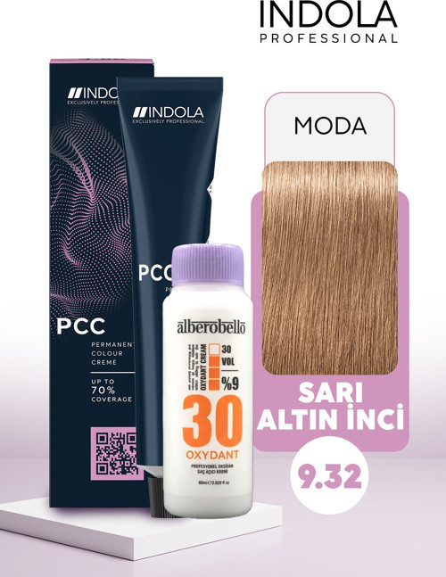 Oksidan+Indola PCC Saç Boyası 60 Ml. (1'er Adet)