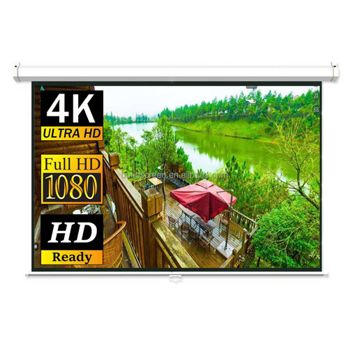 200x150 Cm 100" Manuel Projeksiyon Perdesi Gain 1.8 ( 4K Ultra HD Sinema Perdesi )
