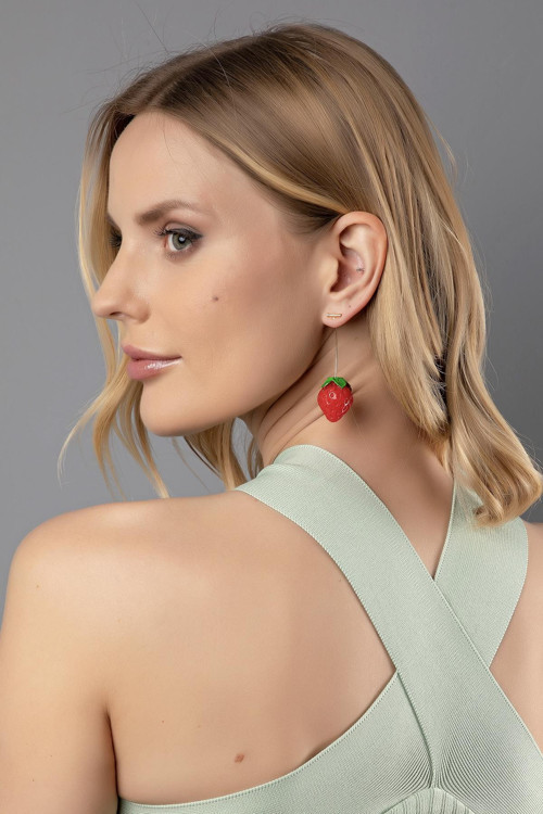 Strawberry Küpe
