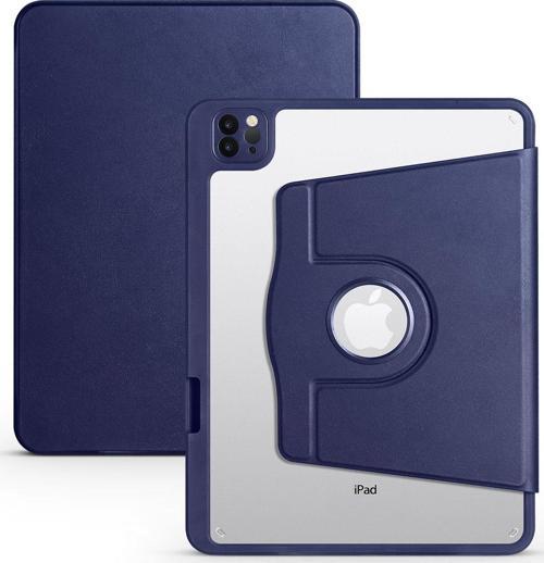 Apple iPad 10.2 (8.Nesil) Kılıf Zore Termik Kalem Bölmeli Dönebilen Standlı Kılıf