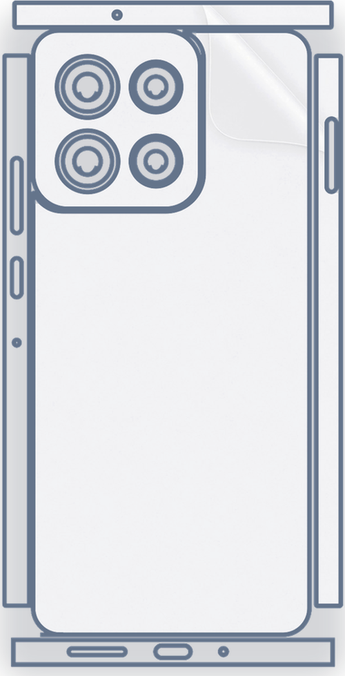 MOTOROLA G86 Power 5G Uyumlu Fullbody Arka Kaplama Hidrojel Koruyucu Film