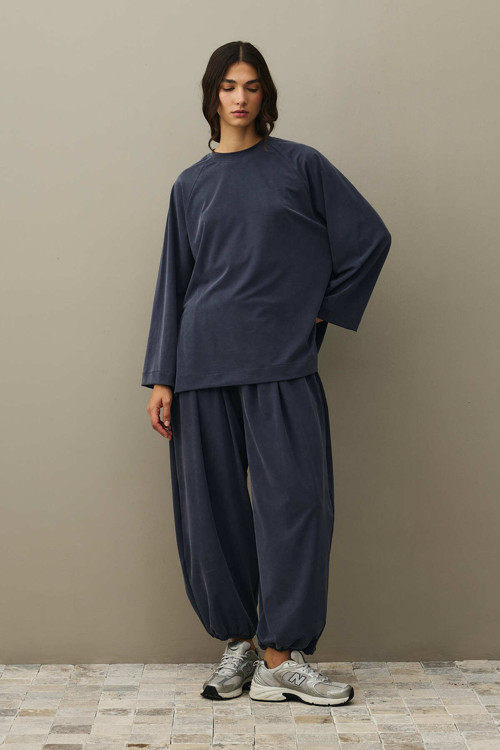 Tencel Pike Takım Füme