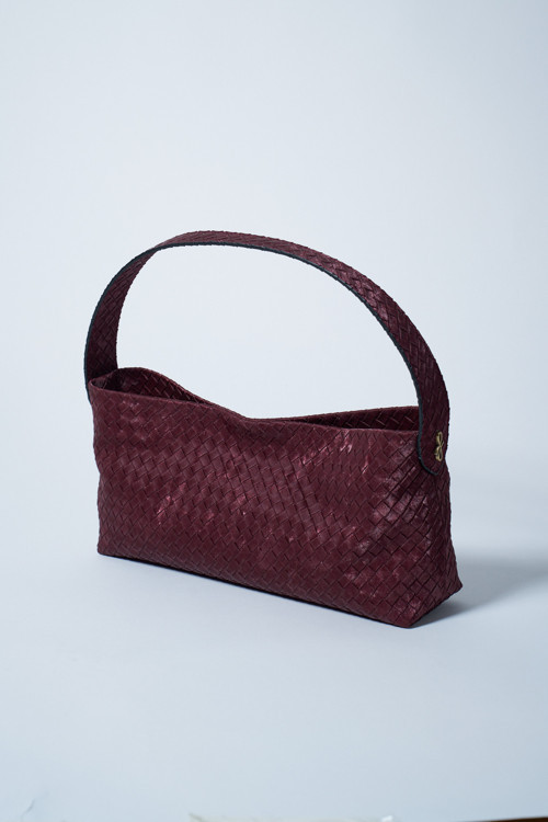 Moss Örgü Çanta Bordo
