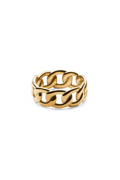 Chunky Chain Ring Silver