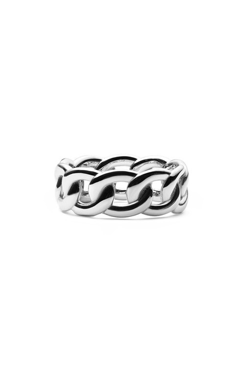 Chunky Chain Ring Silver