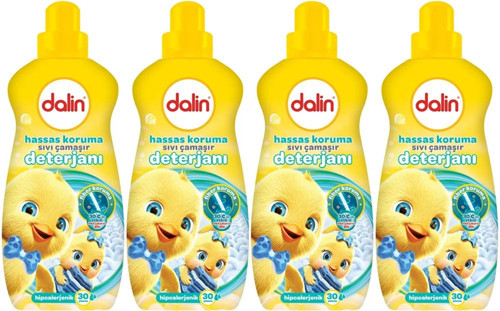 Sıvı Çamaşır Deterjanı 1500 ML Hassas Koruma (Hipoalerjenik) (4 Lü Set)