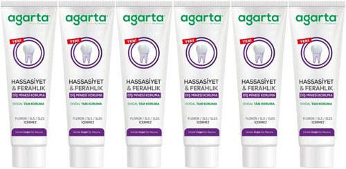Doğal Tam koruma Diş Macunu 90 ML Hassasiyet & Ferahlık (6 Lı Set)