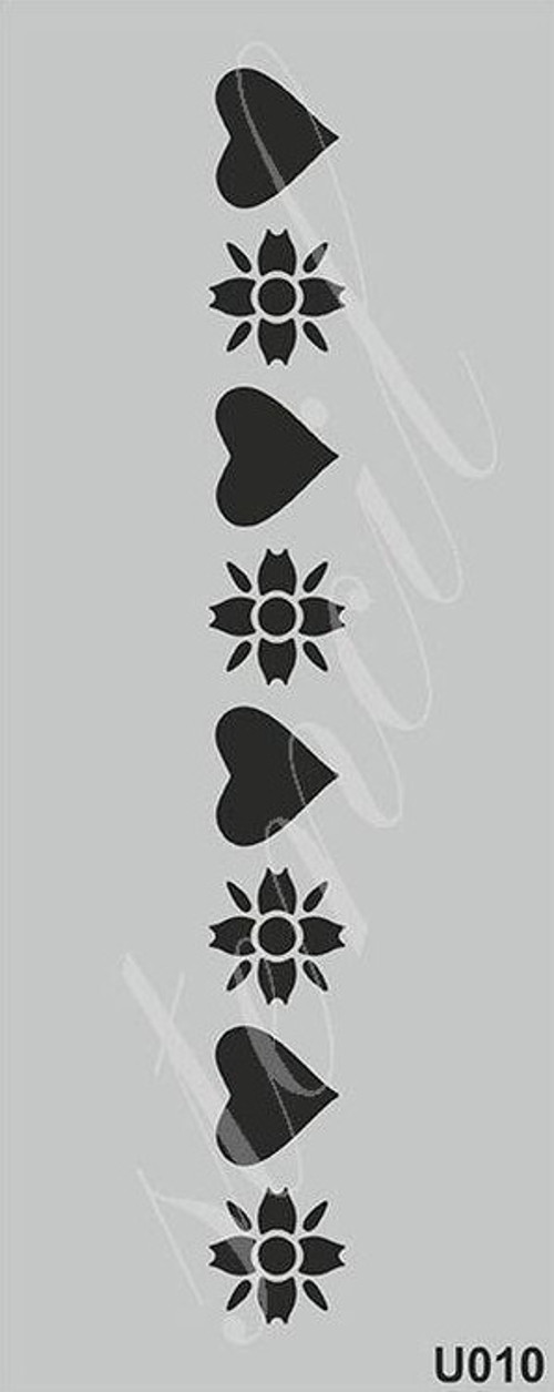 Boyama Şablonu 10x25 cm. U010