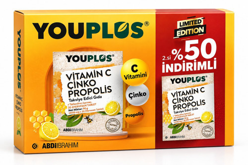 Youplus Vitamin C Takviye Edici Gıda - İkincisi %50 İndirimli