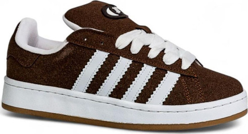 Kadın Kahverengi Nubuk Bağcıklı Esnek Ortopedik Termo Taban Sneaker Hafif Yürüyüş Spor Ayakkabı
