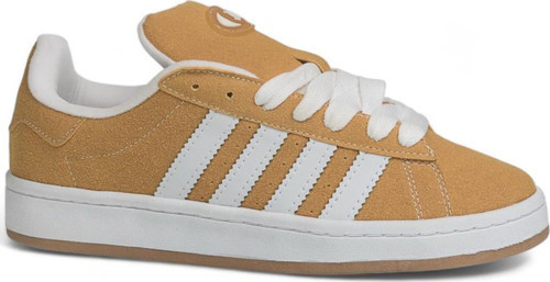 Erkek Hardal Nubuk Günlük Bağcıklı Esnek Ortopedik Termo Taban Sneaker Hafif Yürüyüş Spor Ayakkabı