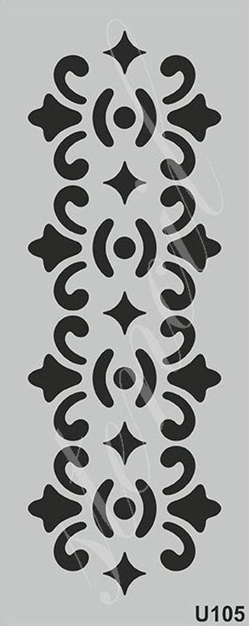 Boyama Şablonu 10x25 cm. U105