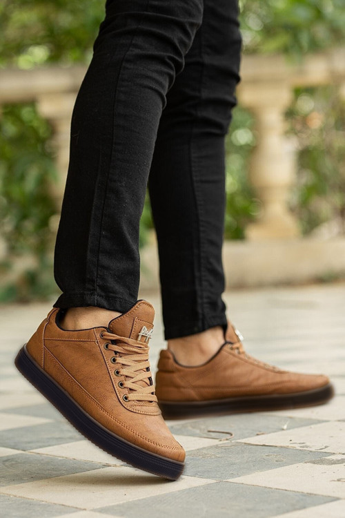 Erkek Taba Rahat Yumuşak Taban Nefes Alabilen Casual Comfort Sneaker Günlük Spor Ayakkabı