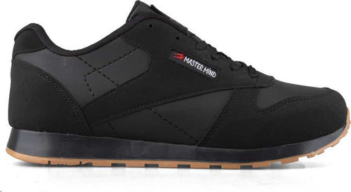Erkek Siyah Gold Bağcıklı Günlük Konforlu Rahat Hafif Yumuşak Taban Mevsimlik Sneaker Spor Ayakkabı