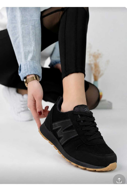 Unisex Siyah Kahve Bağcıklı Fileli Nefes Alabilen Rahat Taban Konforlu Çocuk Yürüyüş Sneaker Spor Ayakkabı