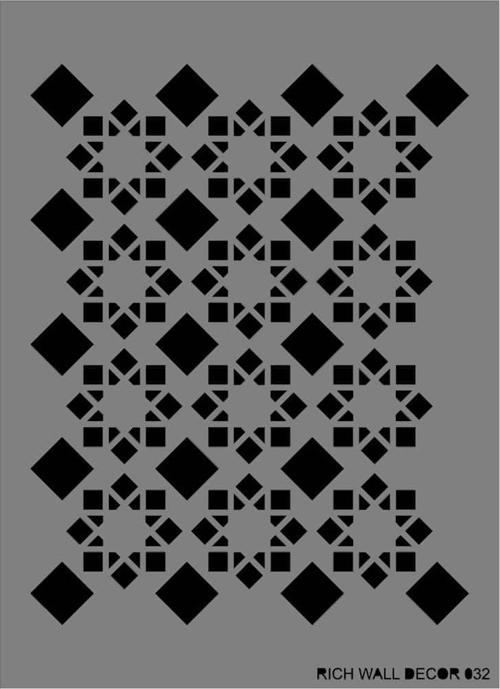 Duvar Stencil Boyama Şablonu 50x70 cm. WALL-032