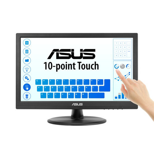 15.6 ASUS VT169HE IPS 5MS 60MHZ 1XVGA 1XHDMI FHD 1920X1080 DOKUNMATİK EKRAN FLICKER FREE ÇERÇEVESİZ