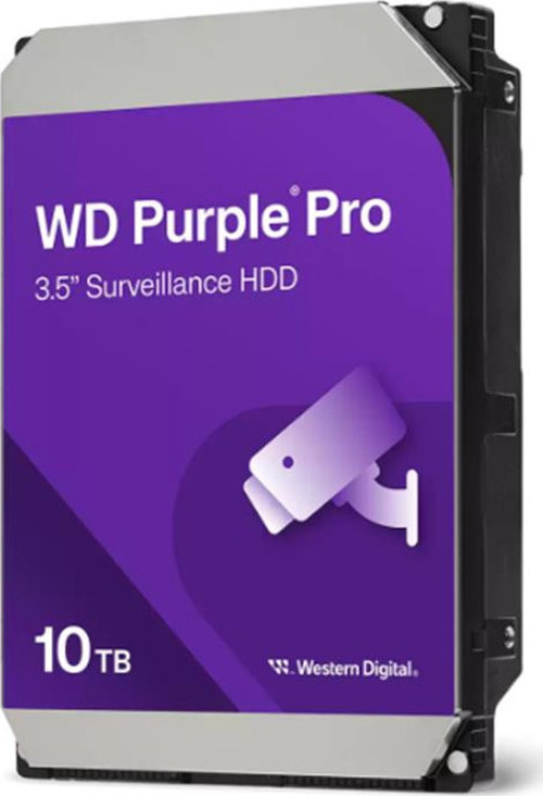 10 TB WD 3.5 PURPLE PRO SATA3 7200RPM 512MB 7/24 GUVENLIK WD102PURP (3 YIL RESMI DIST GARANTILI)