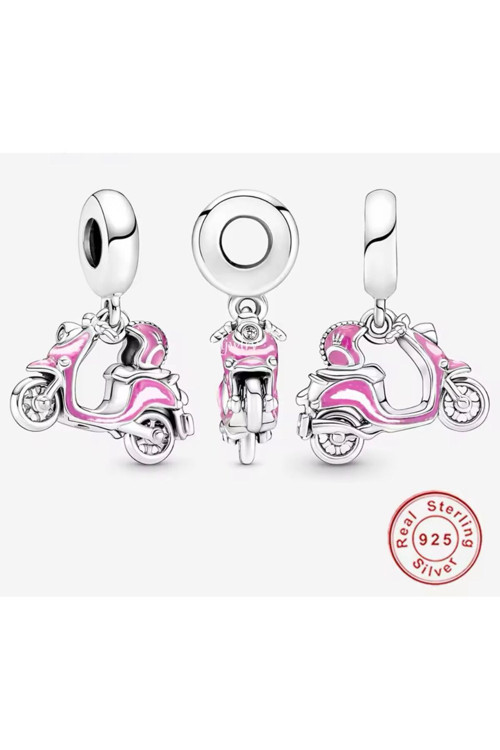 Pembe Scooter Sallantılı Charm