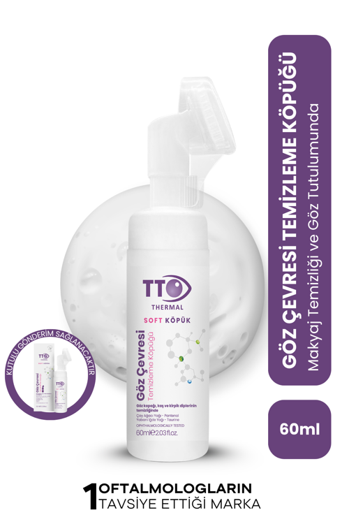 Göz Çevresi Temizleme Köpüğü 60 ml Aplikatörlü Soft
