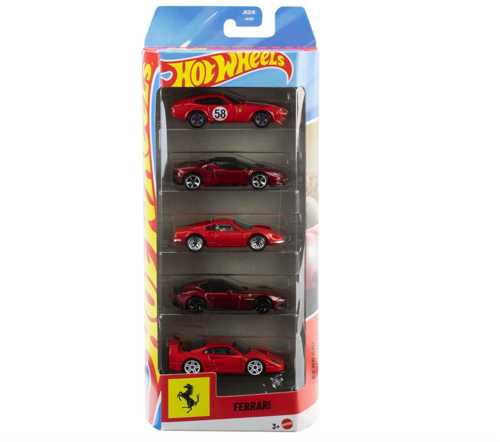 Ferrari 5'li Model Araba Seti JLN12 1:64 Koleksiyon