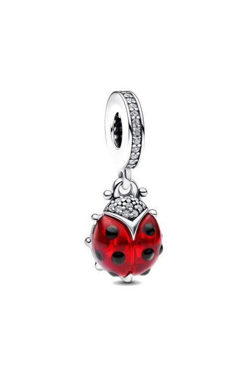 Kırmızı Uğur Böceği Sallantılı Charm