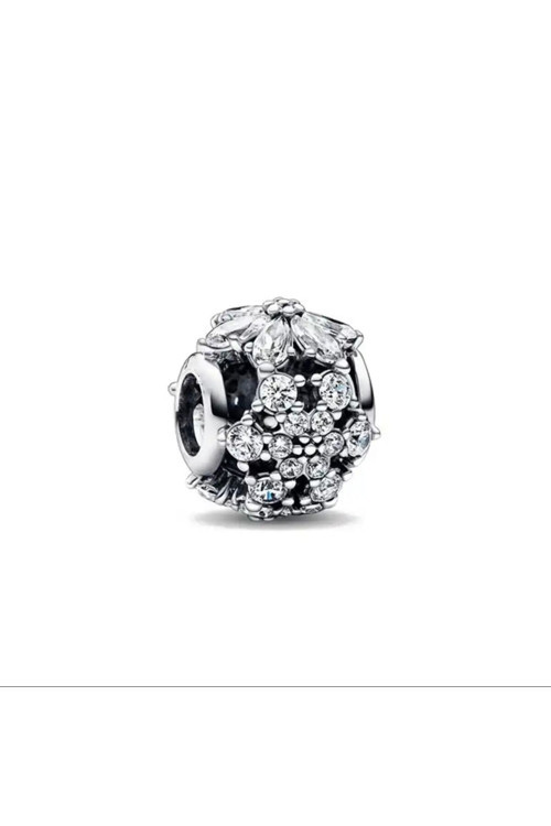 Işıltılı Herbaryum Yuvarlak Charm