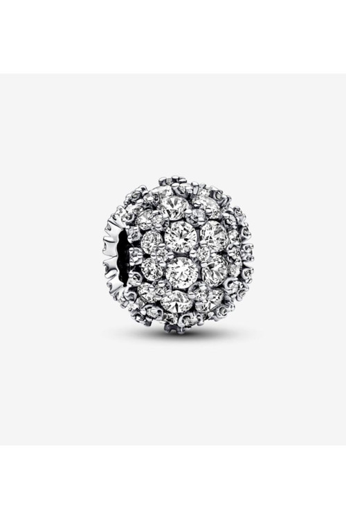 Köpüklü Pavé Yuvarlak Charm