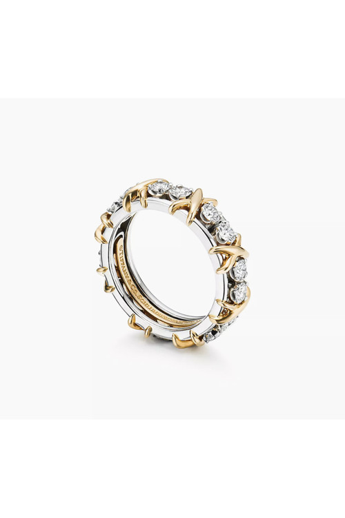 T. & Co. Tarz Schlumberger® Sixteen Stone Ring
