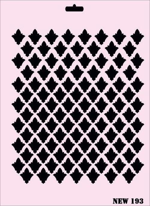 Stencil Boyama Şablonu 25x35 cm. NEW-193