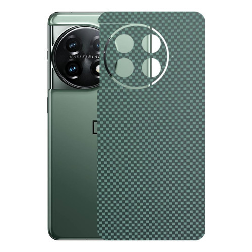 Oneplus 11 ile Uyumlu Fiber Serisi Premium Arka Kapak Kaplama(Kenarlar Yoktur!)