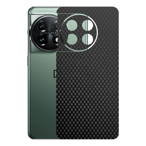 Oneplus 11 ile Uyumlu Fiber Serisi Premium Arka Kapak Kaplama(Kenarlar Yoktur!)