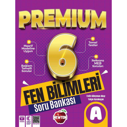 Newton 6. Sınıf Premium A Fen Bilimleri Soru Bankası Yeni