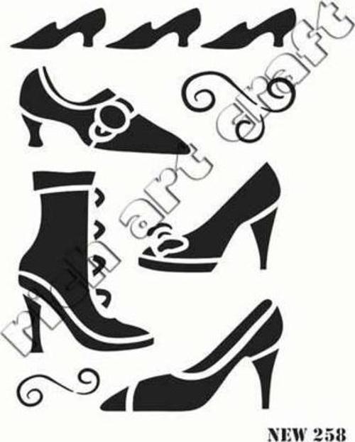 Stencil Boyama Şablonu 25x35 cm. NEW-258