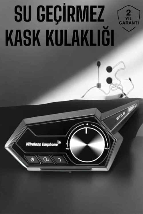 Motorcu Kulaklığı Kask Kulaklığı ANC Özelliği Sesli Görüşme Özelliği - NLCAEB9548-6243