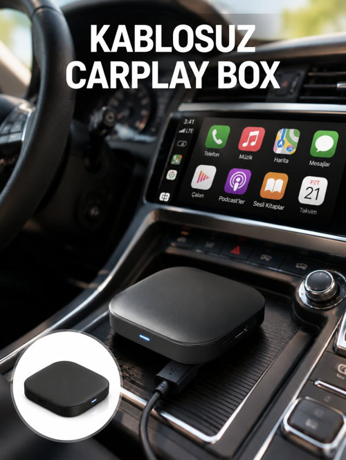 5.8GHz WiFi Destekli Kablosuz Android Auto Dönüştürücü Yeni Nesil - NLCAEB8424-5675