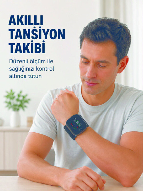 Dijital Bilek Tipi Tansiyon Ölçüm Cihazı Hafızalı Tasarım - NLCAEB9249-3960